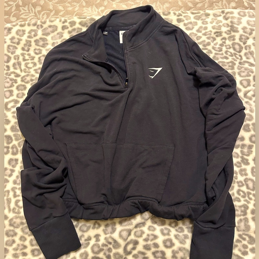 Gymshark crop pullover , size medium